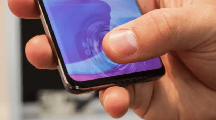 scanner impronta digitale sullo smartphone