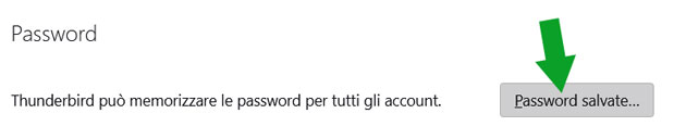 password salvate da thunderbird
