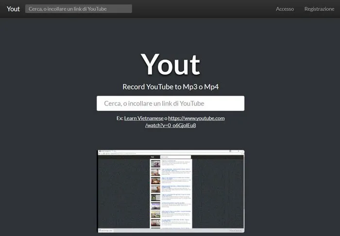 yout - home page